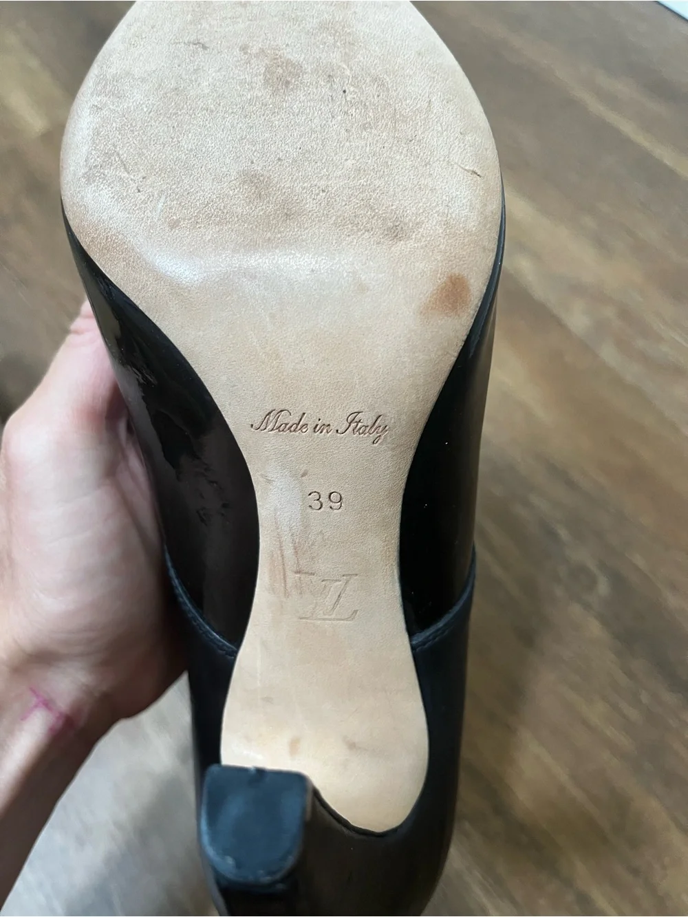 Louis Vuitton Black Ankle Heel Boot Size 39